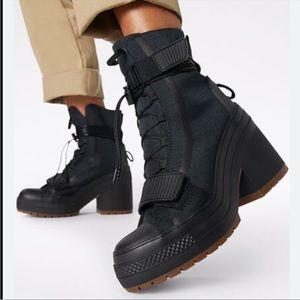 Converse Black GR82 Platform Boots Women's size 6